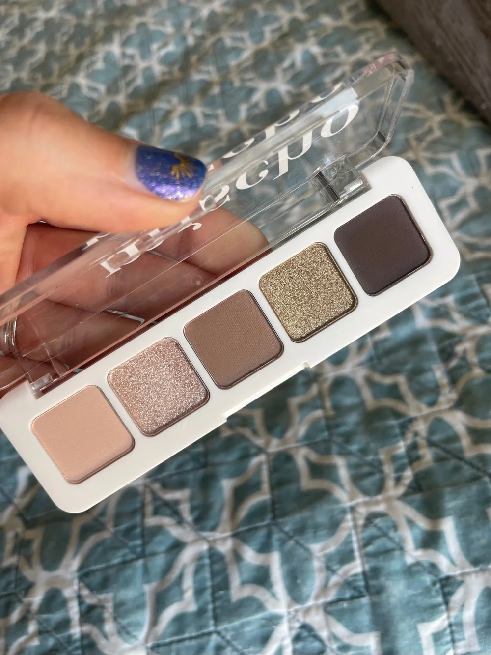 mischo Neutral Eyeshadow Quad — Soft Pink & Taupe Shades